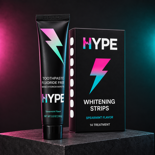 HYPE Toothpaste and Whitening Strips COMBO PACK!