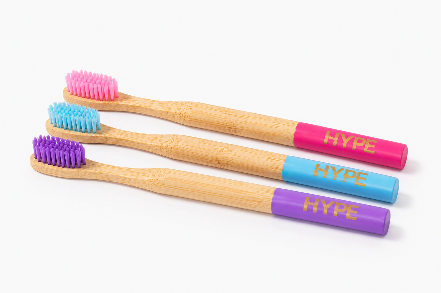 HYPE Bamboo toothbrush 3 pack